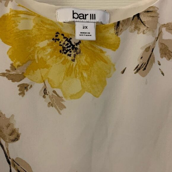 Bar III Floral-Print Camisole Top - Picture 3 of 4